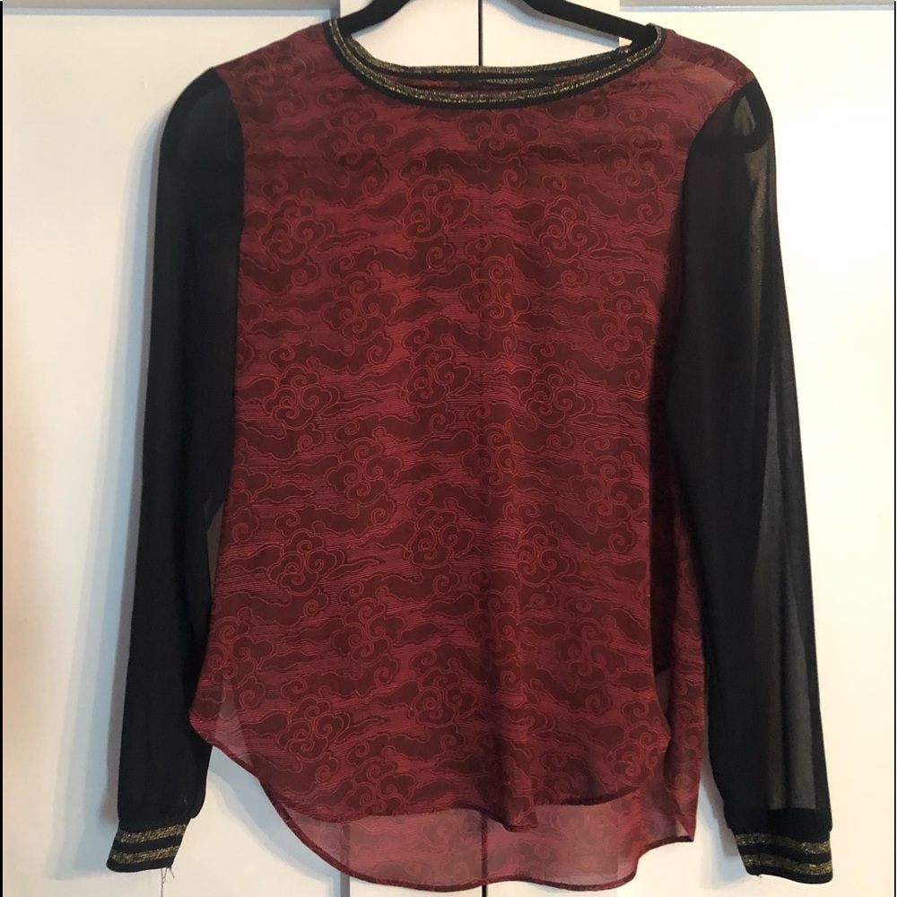 Scotch & Soda translucent top size P